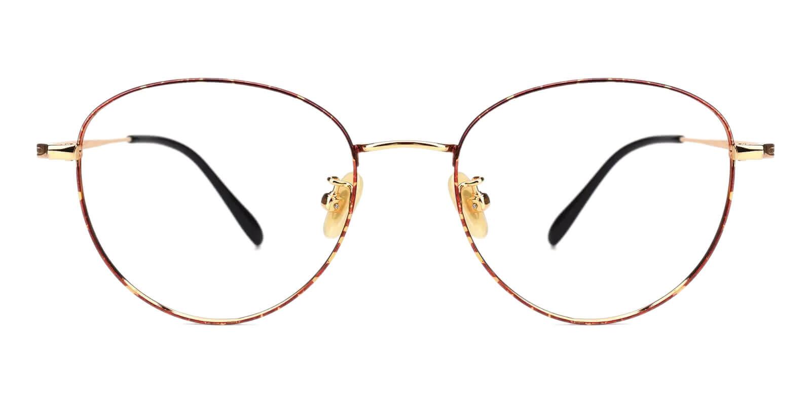 Everly Pattern Titanium Eyeglasses , Lightweight , NosePads Frames from ABBE Glasses