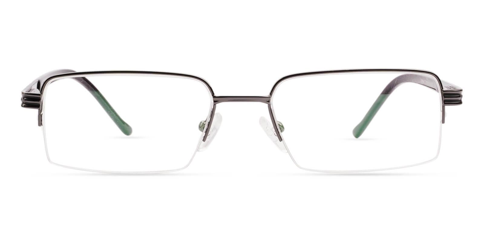 Nicaragua Gun Metal Eyeglasses , NosePads , SpringHinges Frames from ABBE Glasses