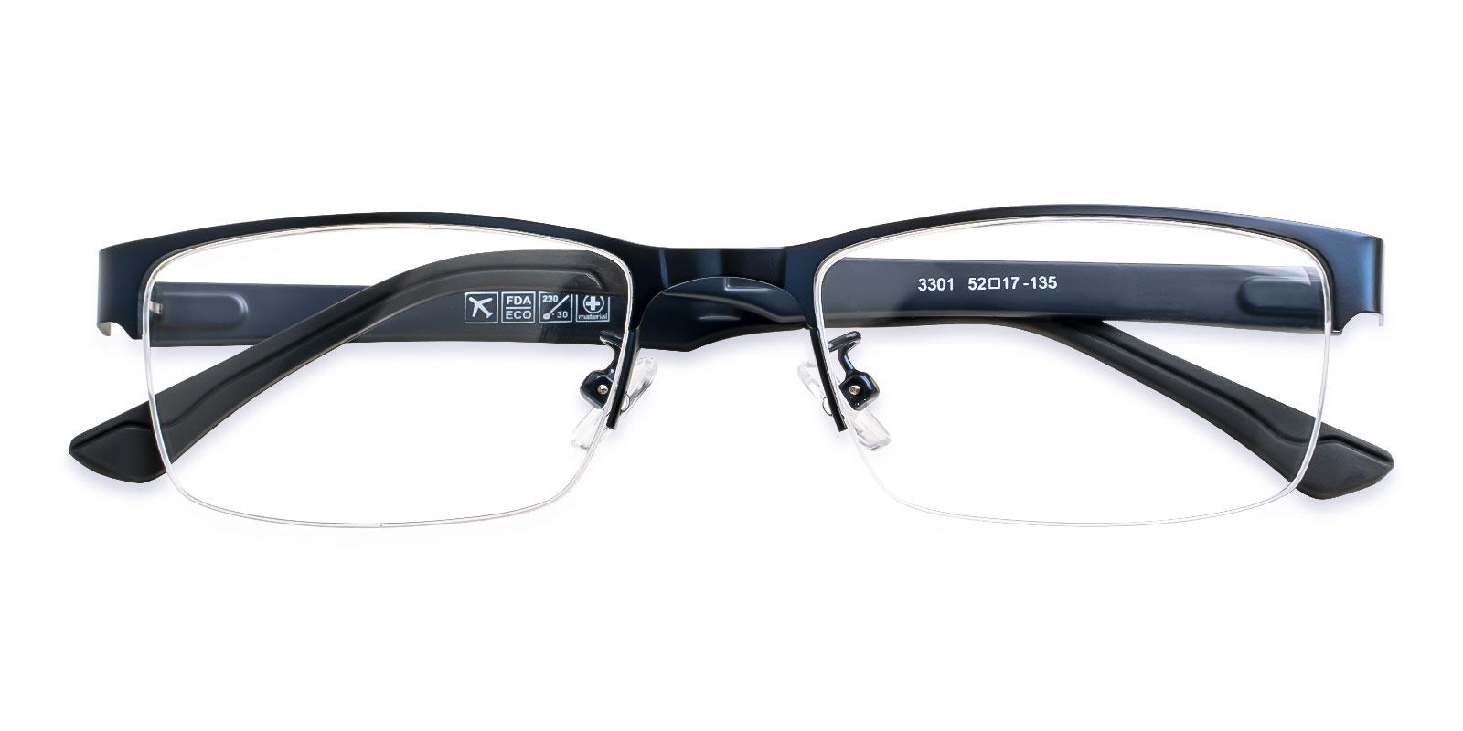 Poland Blue Metal , TR Eyeglasses , NosePads Frames from ABBE Glasses