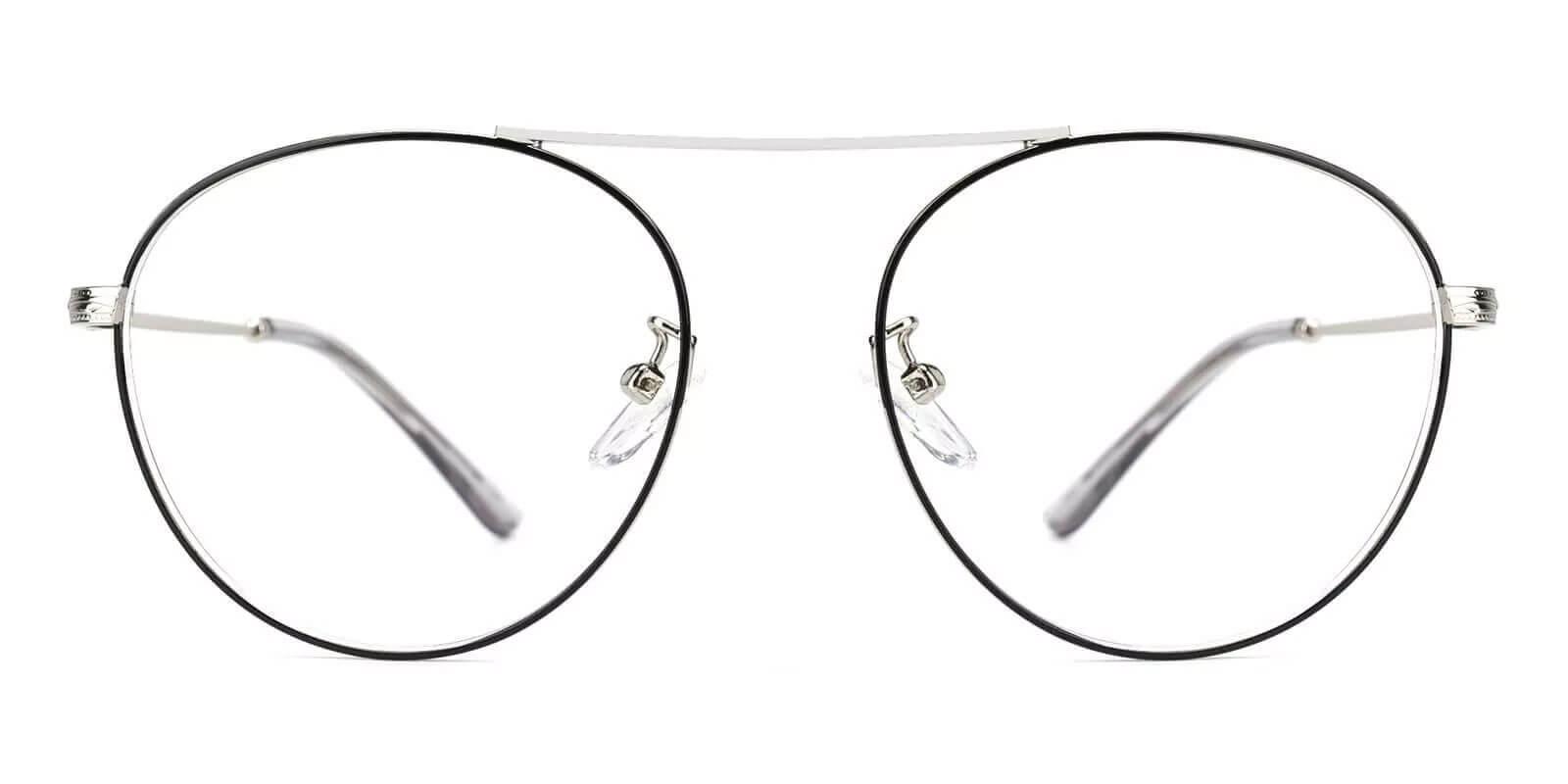 Chloe Silver Metal Eyeglasses , NosePads Frames from ABBE Glasses
