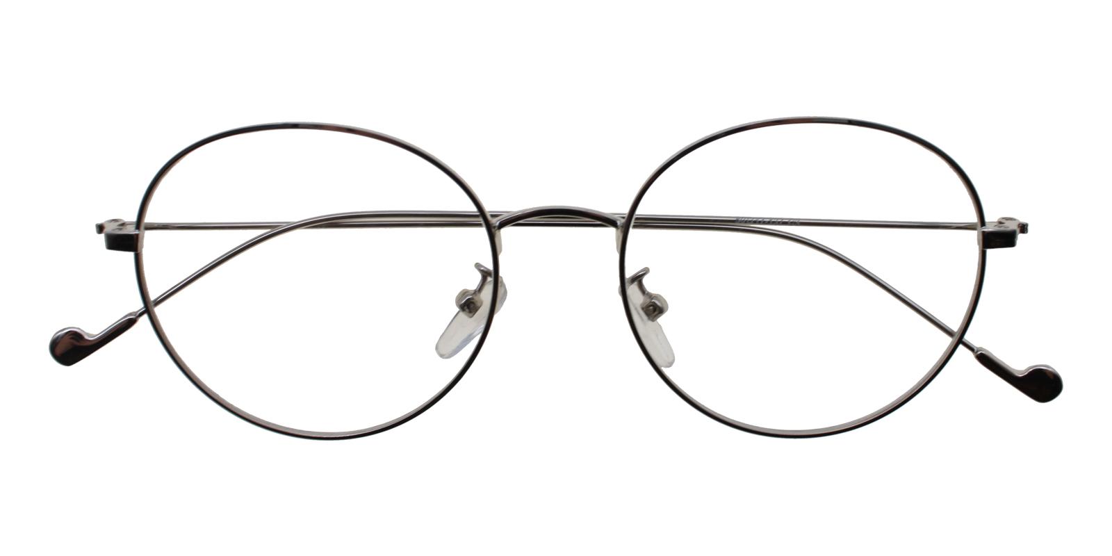 Jamaica Silver Metal Eyeglasses , Lightweight , NosePads Frames from ABBE Glasses
