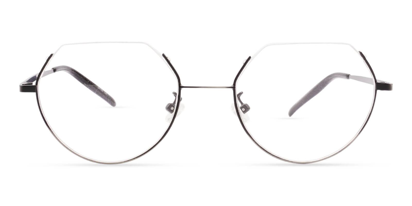Indonesia Silver Metal Eyeglasses , Lightweight , NosePads Frames from ABBE Glasses