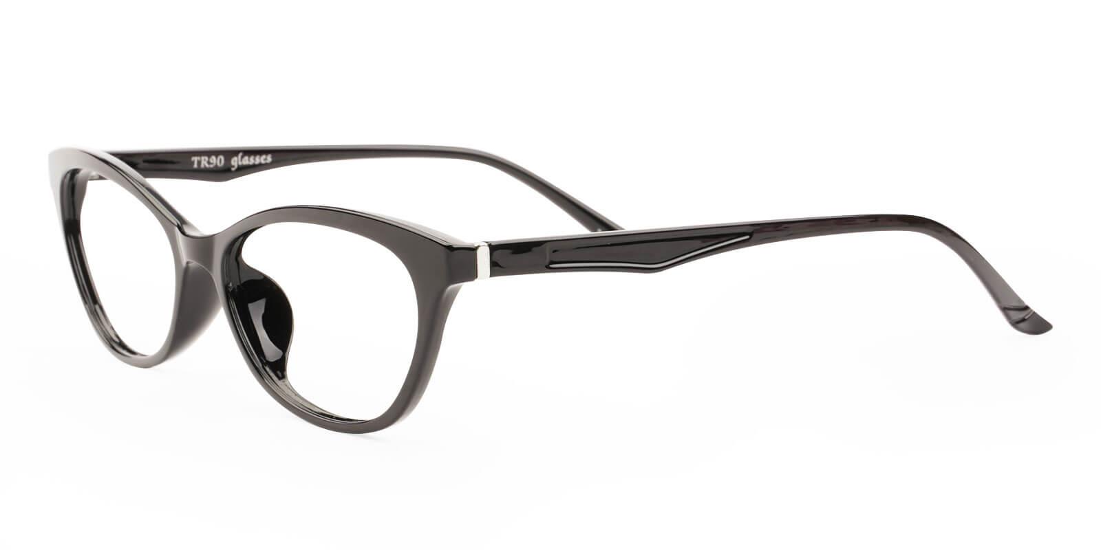 Arya Black TR Eyeglasses , UniversalBridgeFit Frames from ABBE Glasses