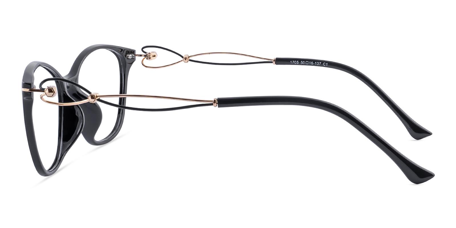 Maria Black Metal , TR Eyeglasses , Lightweight , UniversalBridgeFit Frames from ABBE Glasses