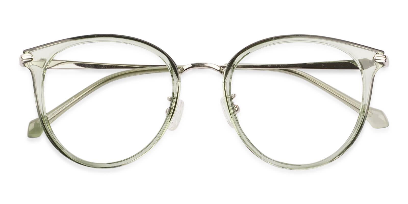 Naomi Green Metal , TR Eyeglasses , NosePads Frames from ABBE Glasses