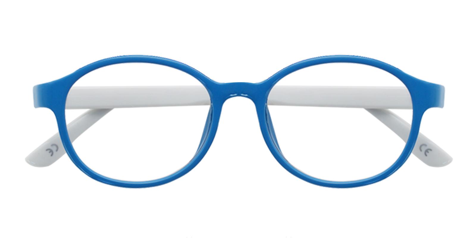 Uruguay Blue Plastic Eyeglasses , Lightweight , UniversalBridgeFit Frames from ABBE Glasses