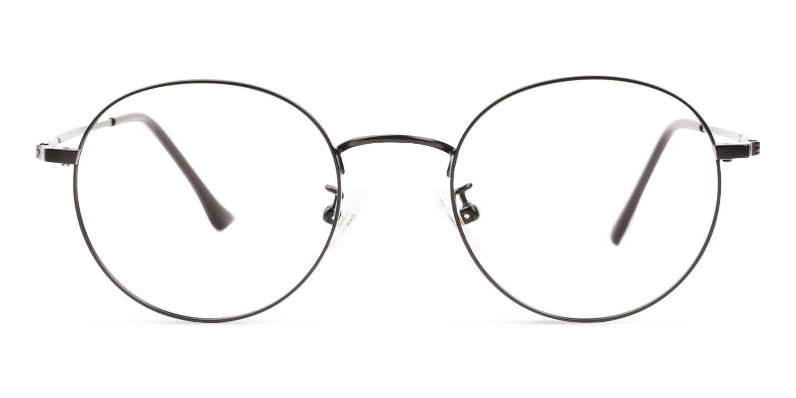Peyton Black Titanium Eyeglasses , Lightweight , NosePads Frames from ABBE Glasses
