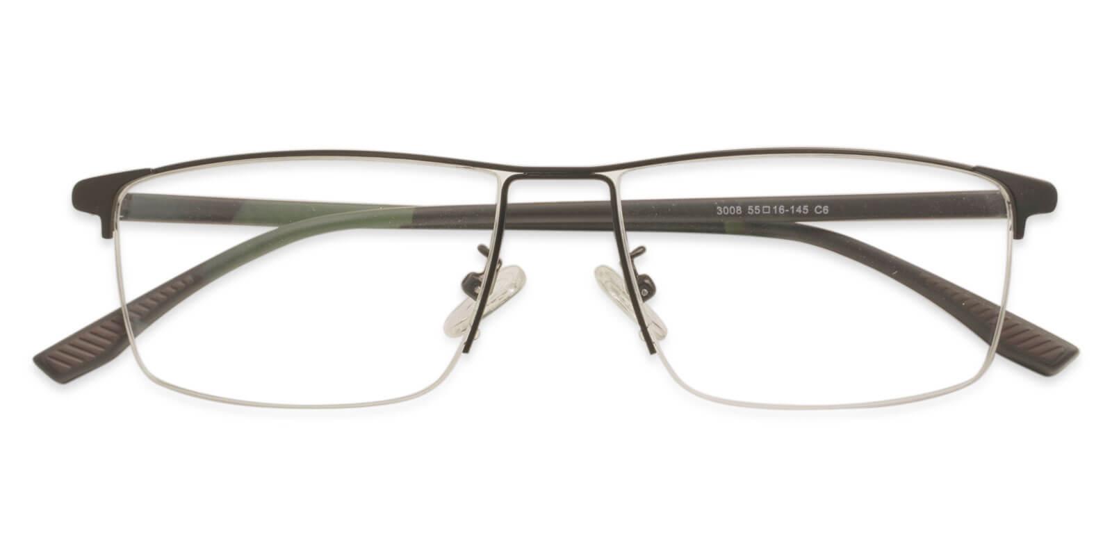 Isaac Brown Metal Eyeglasses , NosePads Frames from ABBE Glasses
