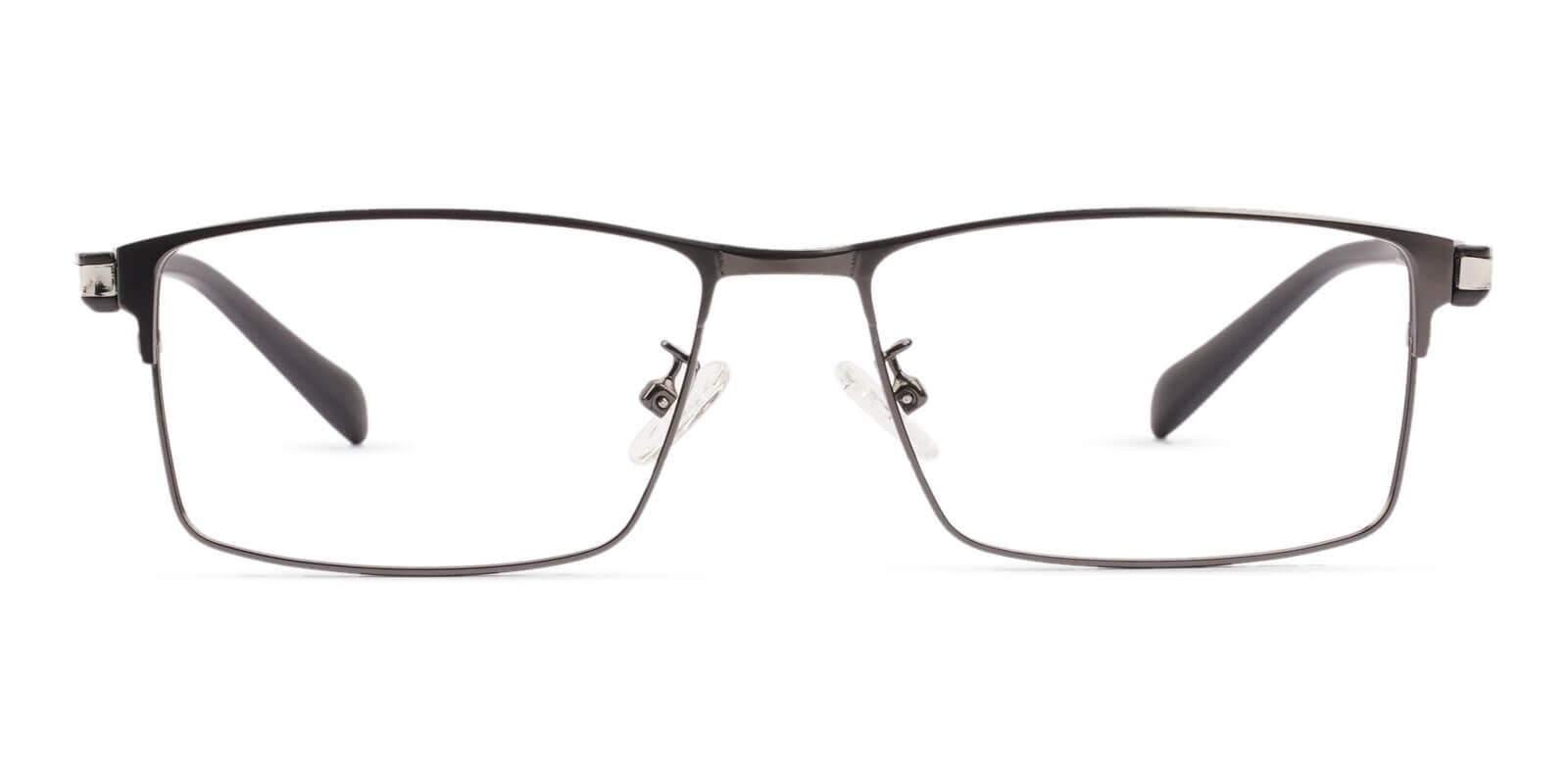 Ryan Black Titanium Eyeglasses , NosePads Frames from ABBE Glasses