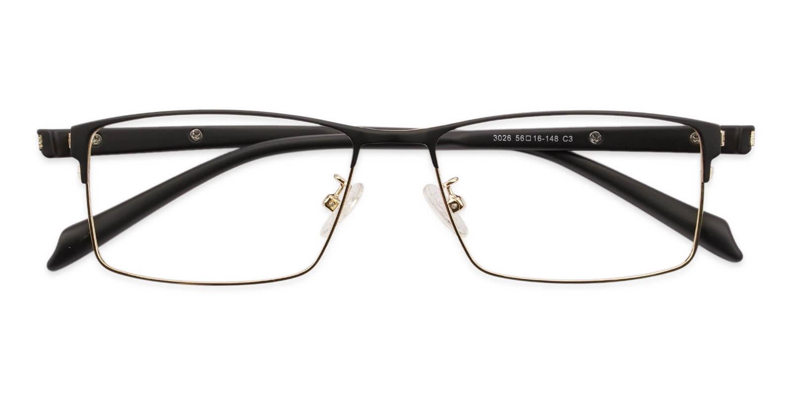 Ryan Gold Titanium Eyeglasses , NosePads Frames from ABBE Glasses