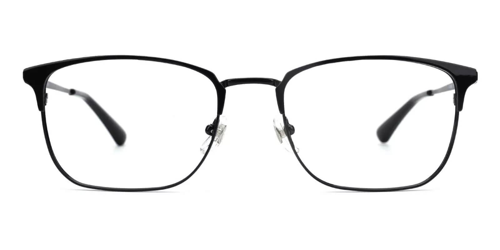Nathan Black Titanium NosePads , Eyeglasses , Lightweight Frames from ABBE Glasses
