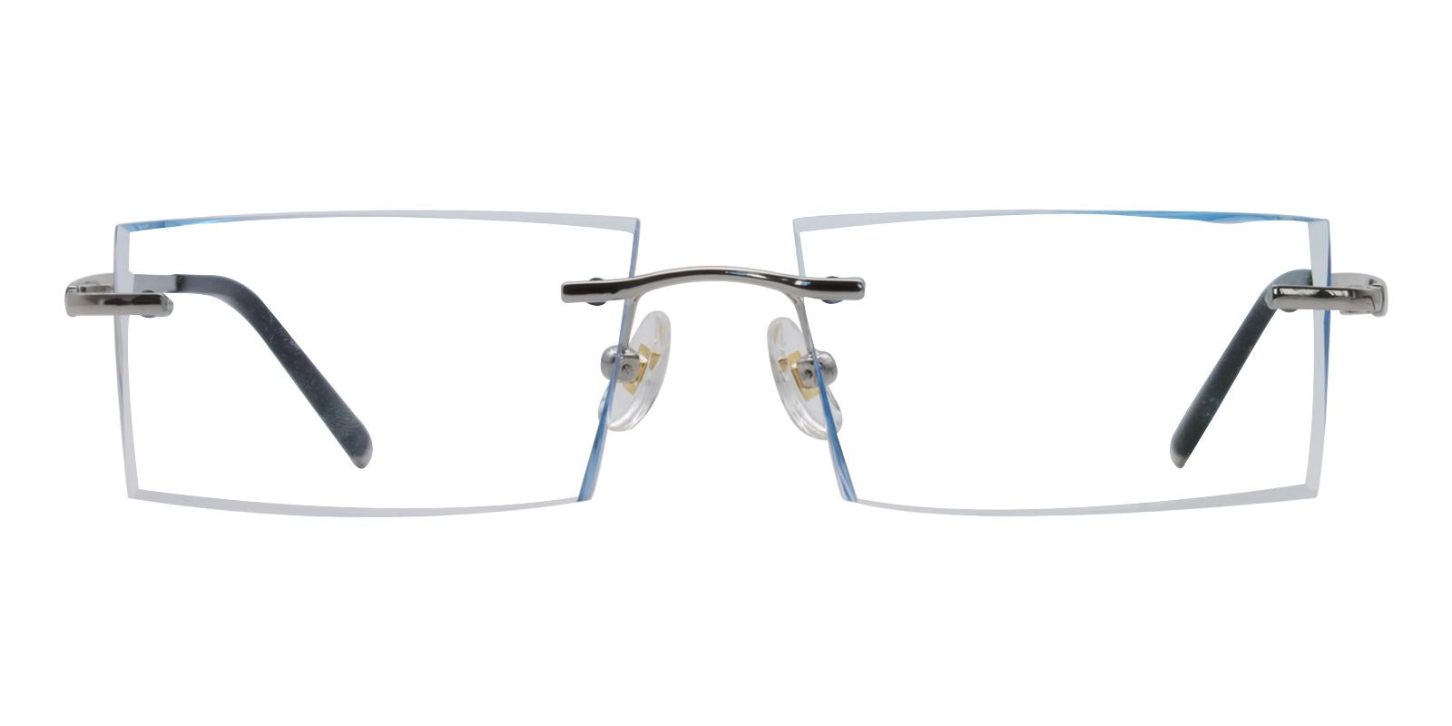 Josiah Blue Titanium NosePads , Eyeglasses Frames from ABBE Glasses