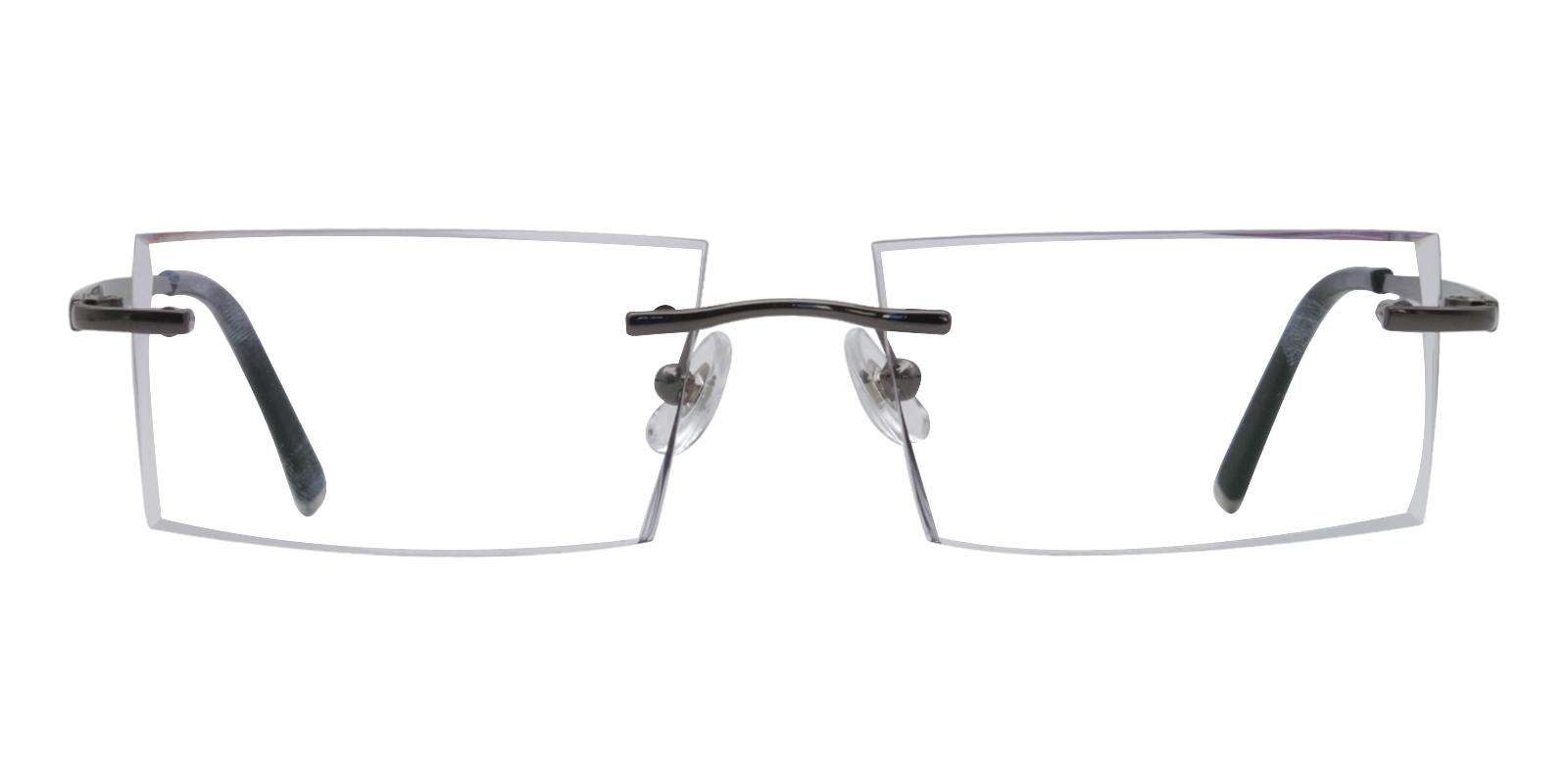 Josiah Gray Titanium Eyeglasses , NosePads Frames from ABBE Glasses