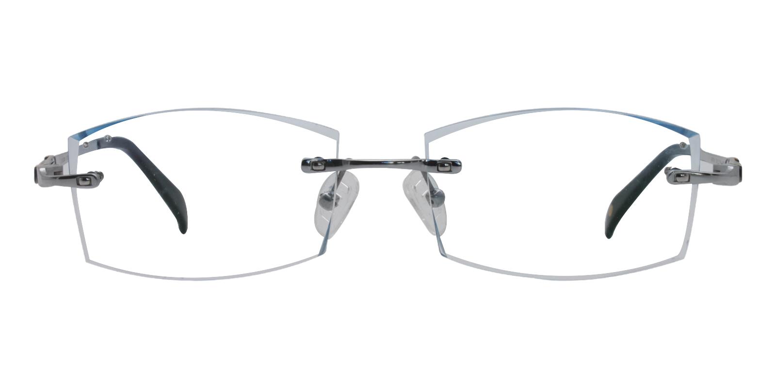 Adam Blue Titanium Eyeglasses , NosePads Frames from ABBE Glasses