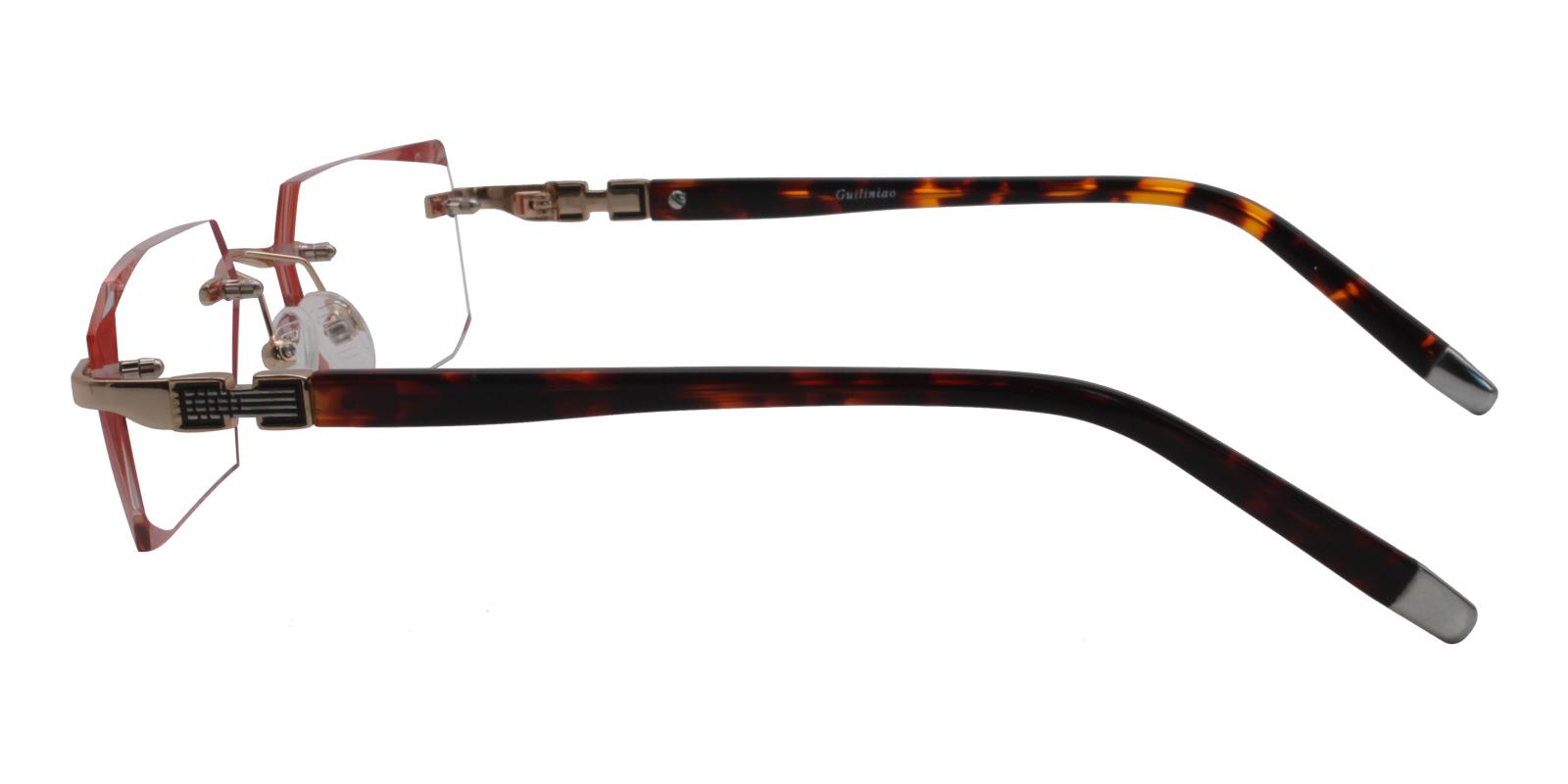 Somalia Orange Titanium NosePads , Eyeglasses Frames from ABBE Glasses