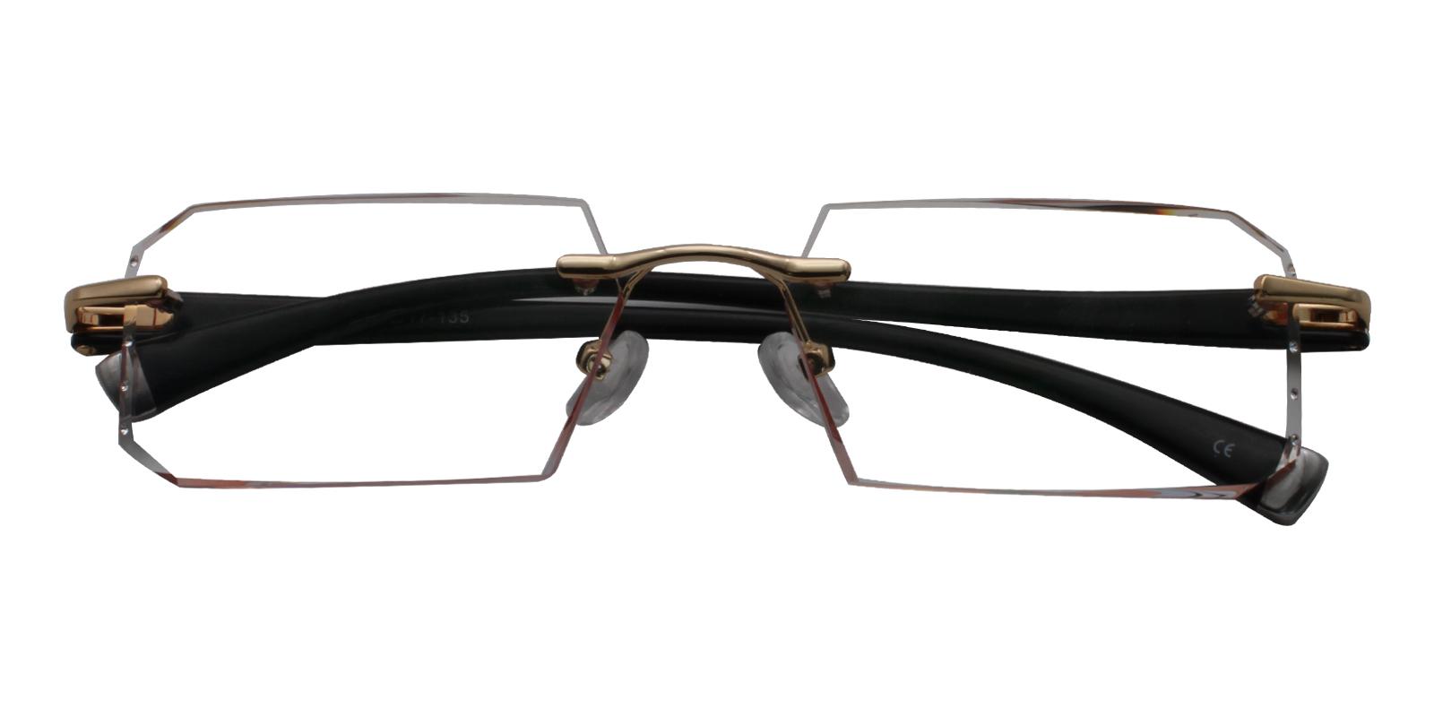 Julia Orange Titanium Eyeglasses , NosePads Frames from ABBE Glasses