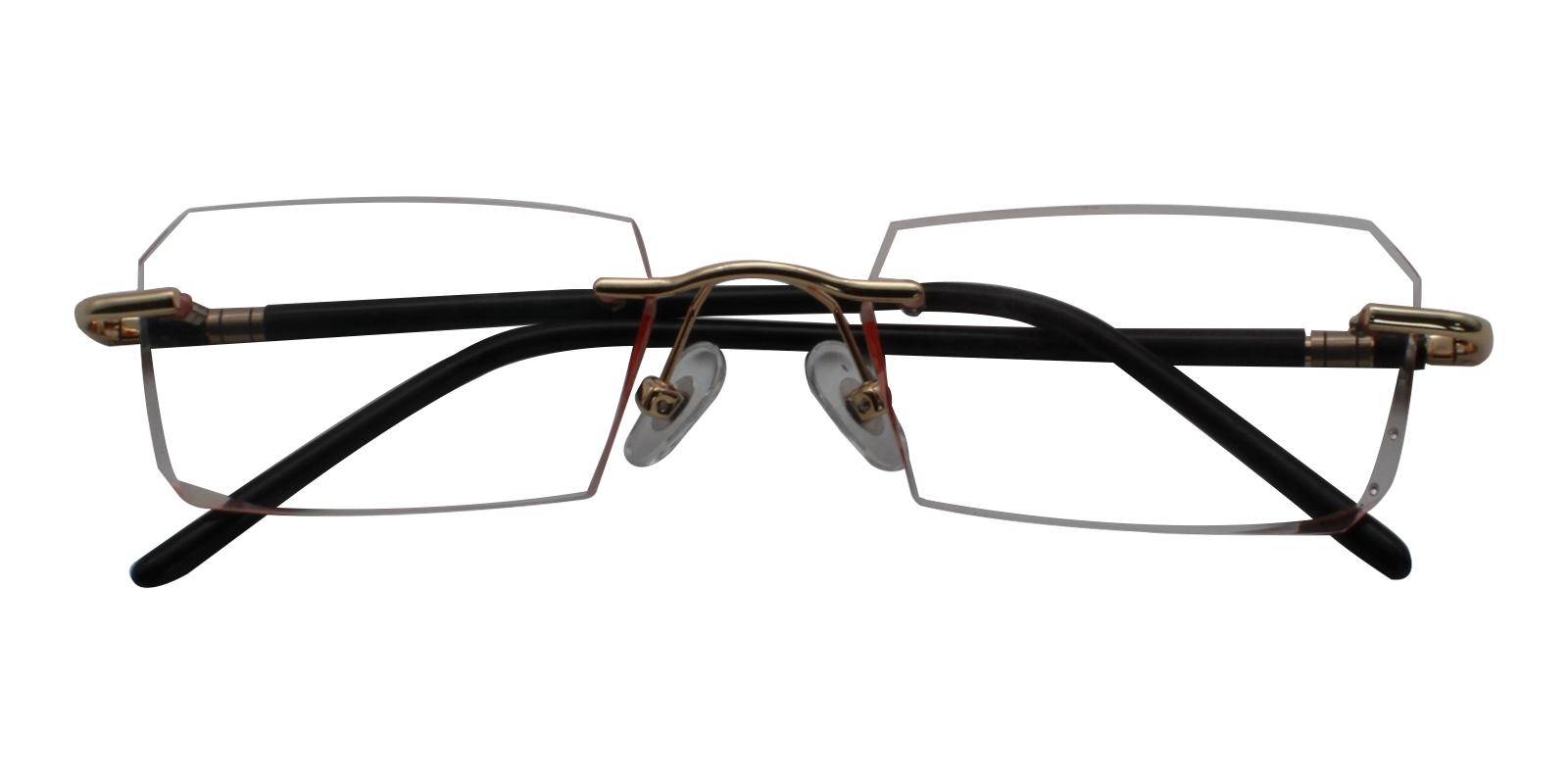 Asher Orange Titanium NosePads , Eyeglasses Frames from ABBE Glasses