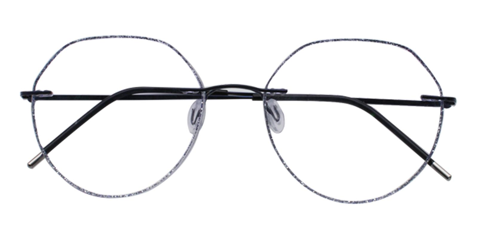 Piper Black Titanium Eyeglasses , NosePads Frames from ABBE Glasses
