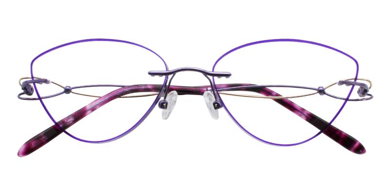 Kaylee Purple  Frames from ABBE Glasses