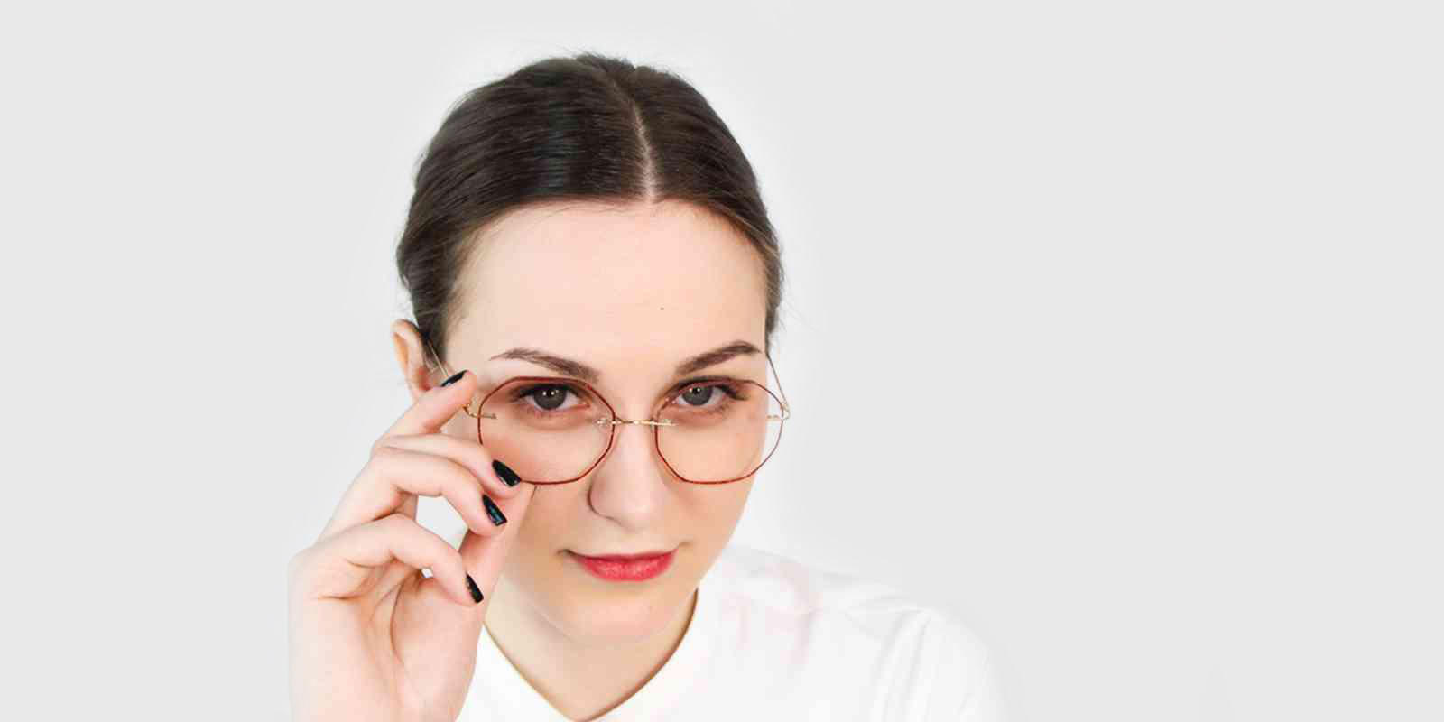 Ceres Red Titanium NosePads , Eyeglasses Frames from ABBE Glasses