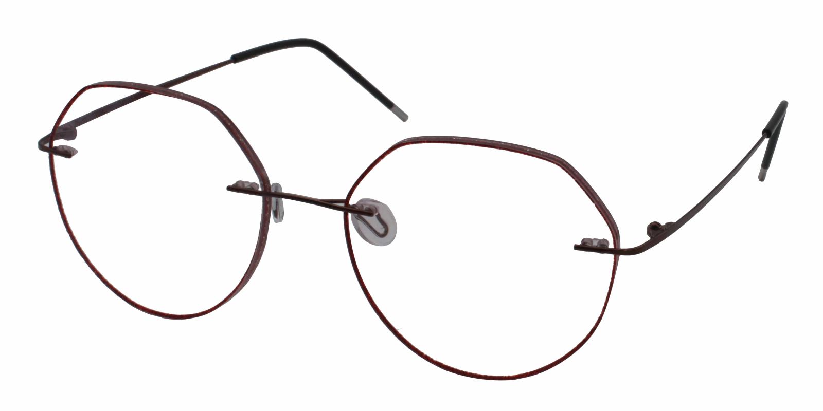 Ceres Red Titanium NosePads , Eyeglasses Frames from ABBE Glasses