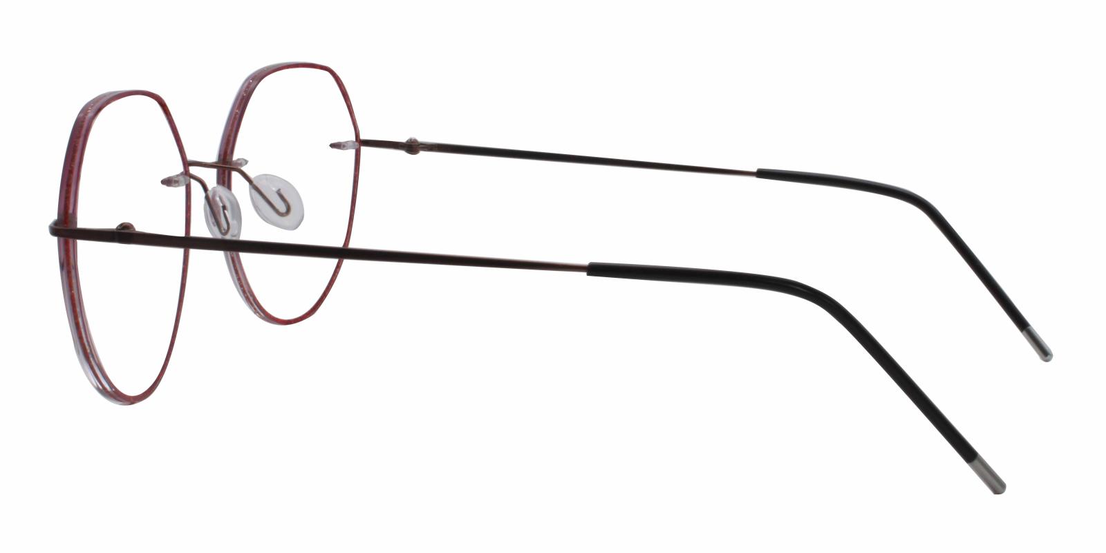Ceres Red Titanium NosePads , Eyeglasses Frames from ABBE Glasses