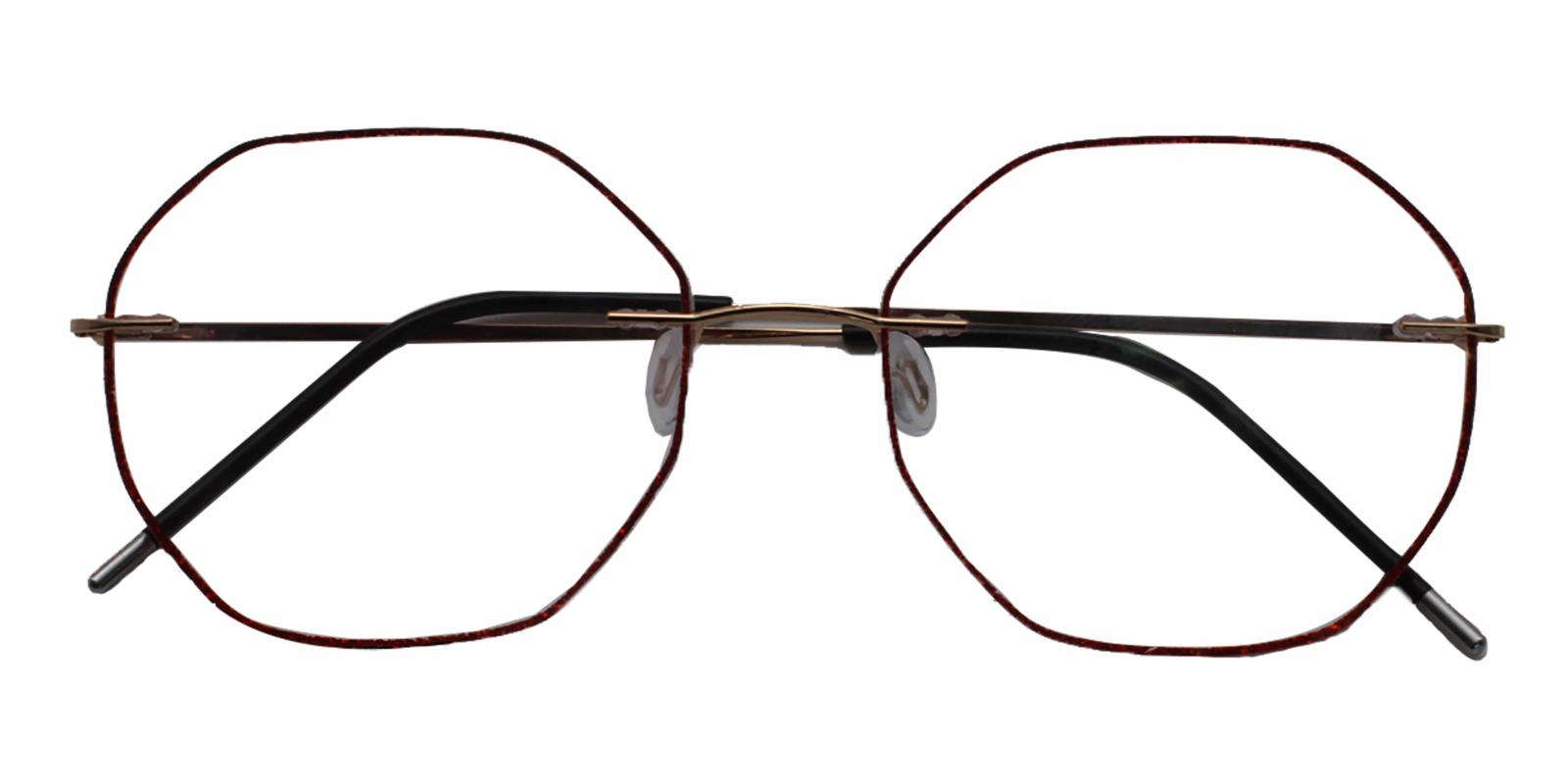 Ceres Red Titanium NosePads , Eyeglasses Frames from ABBE Glasses