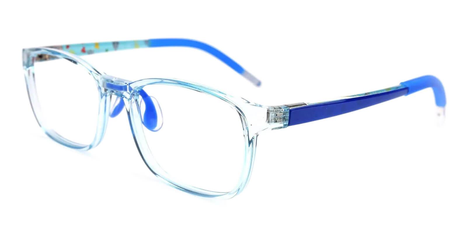 Sparkle Blue Acetate , TR Lightweight , NosePads , Eyeglasses , UniversalBridgeFit Frames from ABBE Glasses
