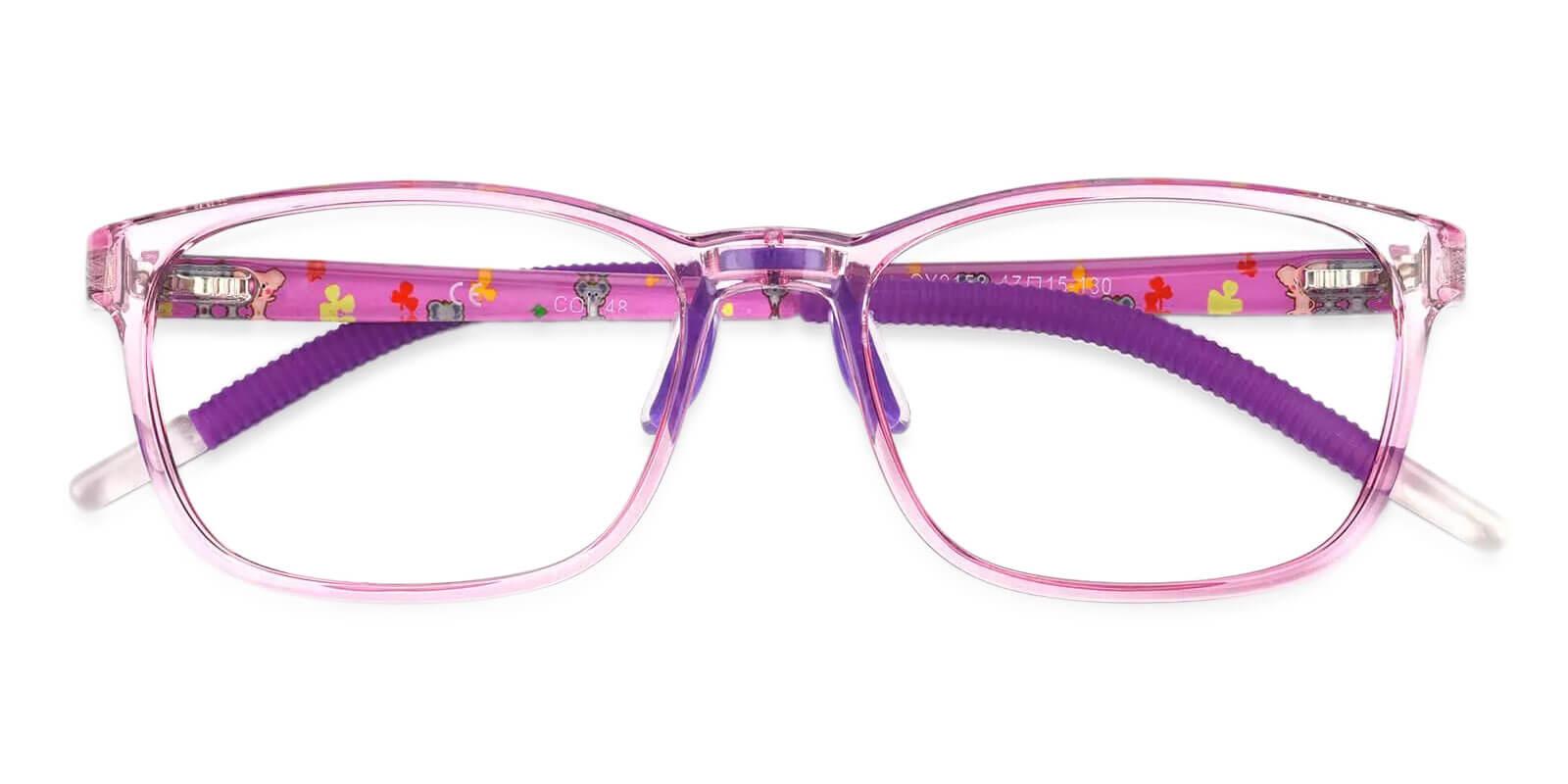 Sparkle Purple Acetate , TR Eyeglasses , Lightweight , NosePads , UniversalBridgeFit Frames from ABBE Glasses
