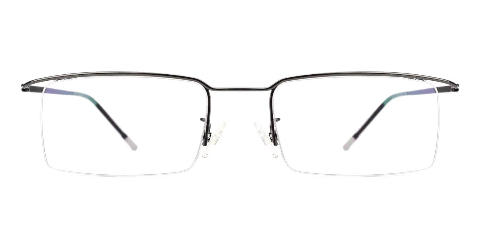 Wit Gun Metal Eyeglasses , NosePads Frames from ABBE Glasses