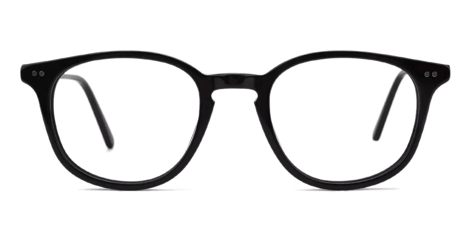 Venus Black Acetate Eyeglasses , UniversalBridgeFit Frames from ABBE Glasses