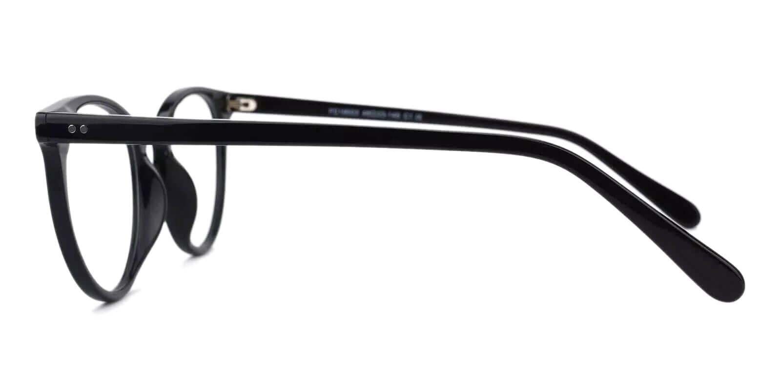 Mercury Black Acetate Eyeglasses , UniversalBridgeFit Frames from ABBE Glasses