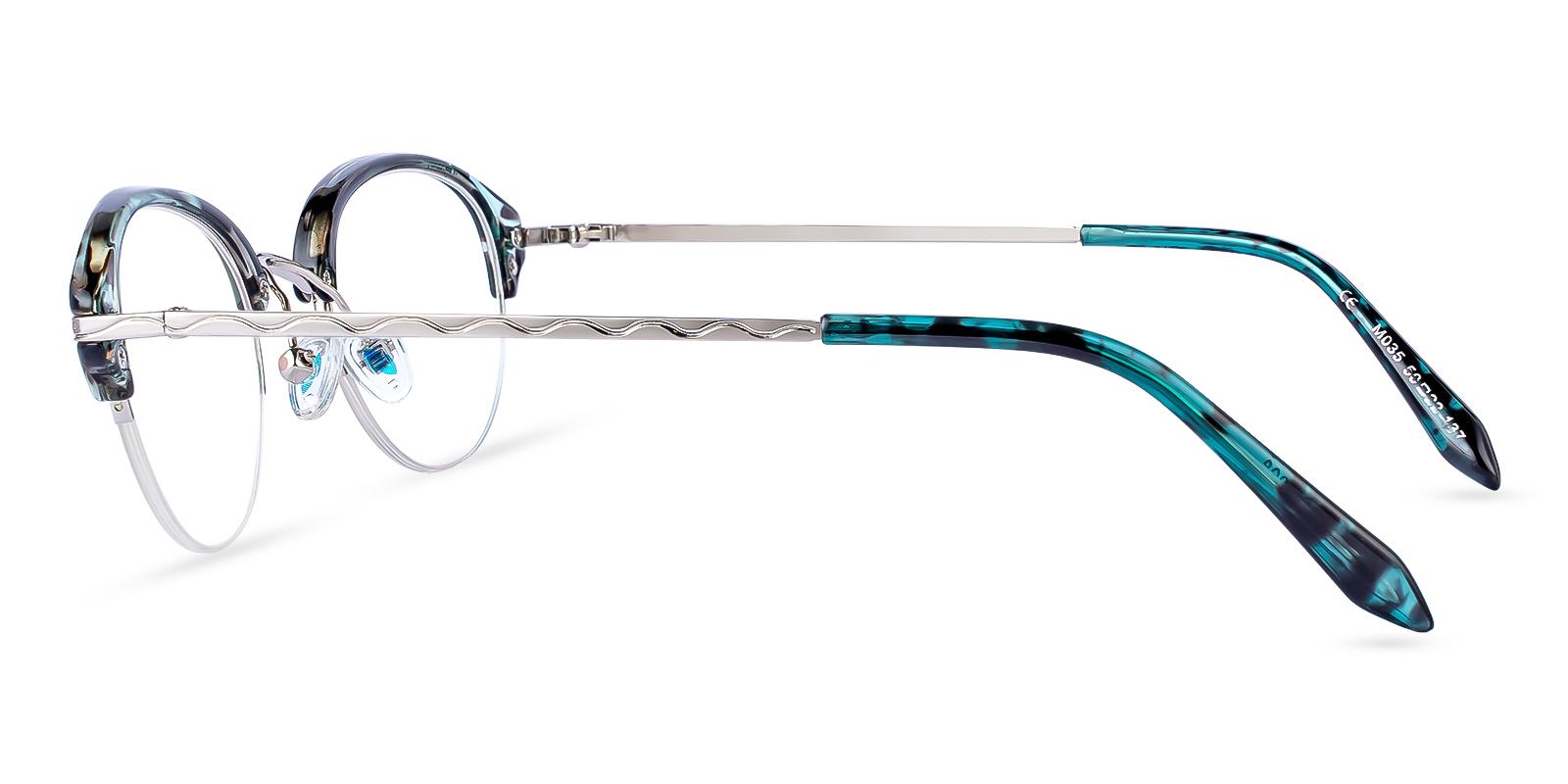 Solar Green Metal , TR Eyeglasses , NosePads Frames from ABBE Glasses