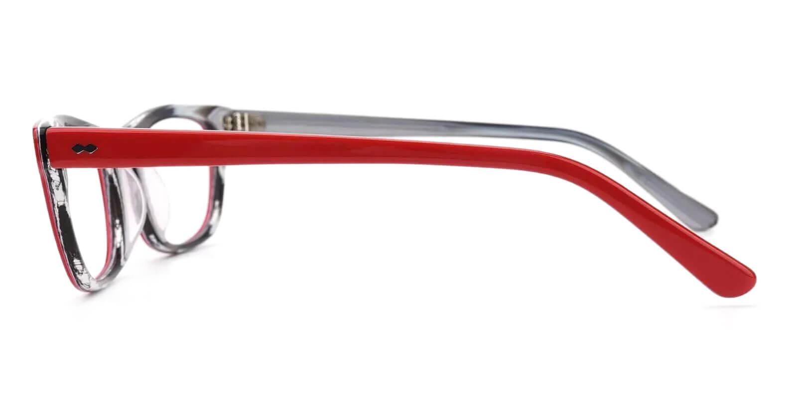 Leaf Red Acetate Eyeglasses , UniversalBridgeFit Frames from ABBE Glasses