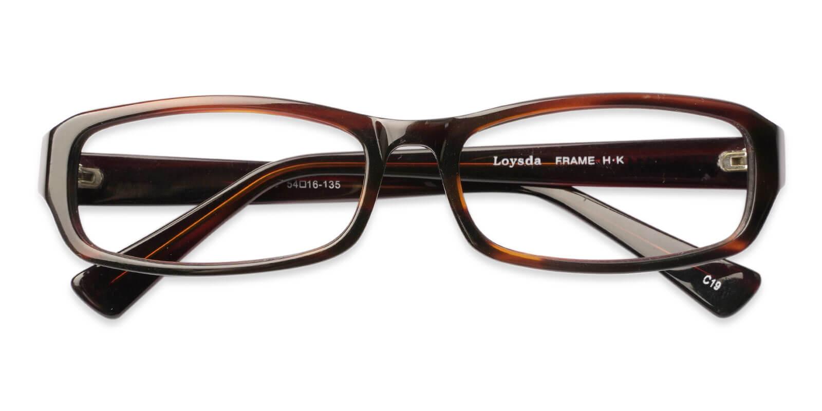Firma Brown Acetate Eyeglasses , UniversalBridgeFit Frames from ABBE Glasses