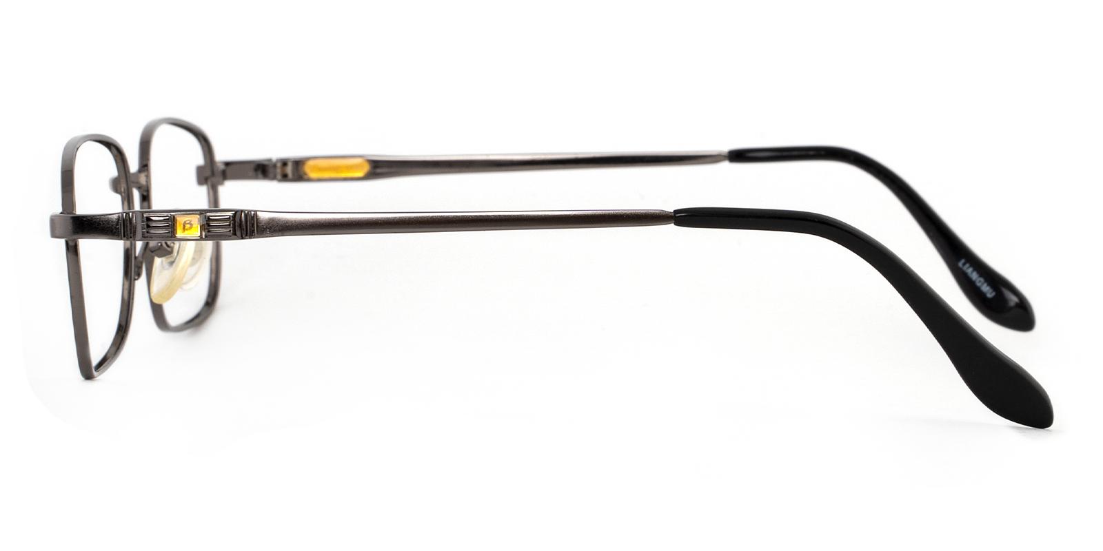 Aureate Gun Metal Eyeglasses , NosePads Frames from ABBE Glasses