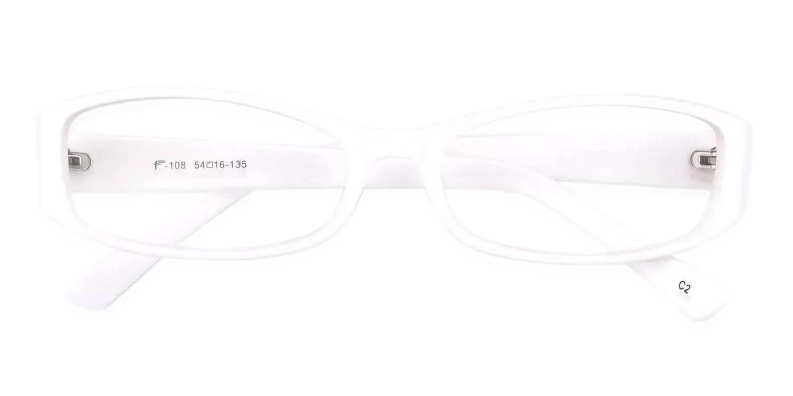 Canyon White Acetate Eyeglasses , UniversalBridgeFit Frames from ABBE Glasses
