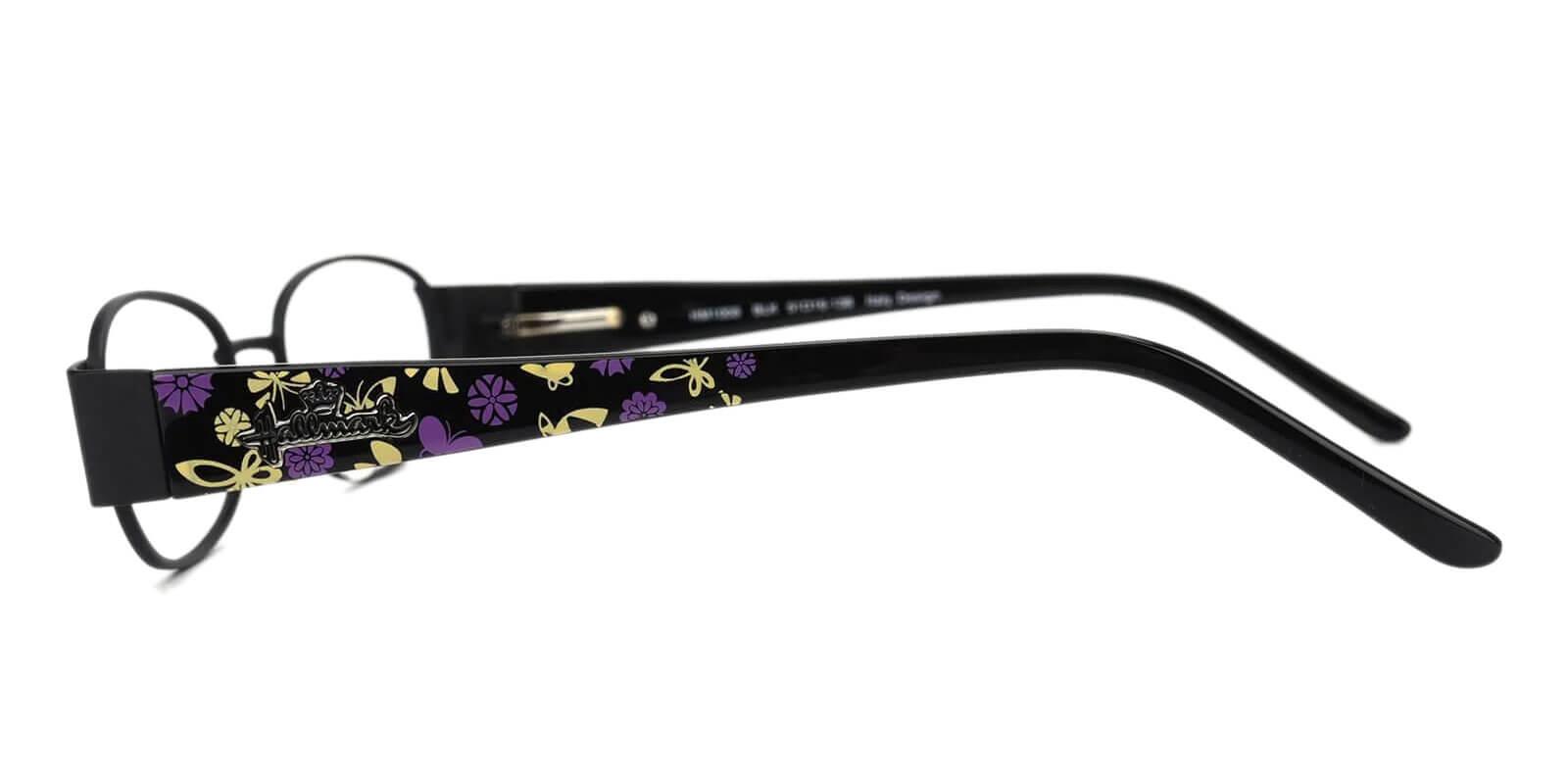 Alps Black Metal Eyeglasses , NosePads Frames from ABBE Glasses