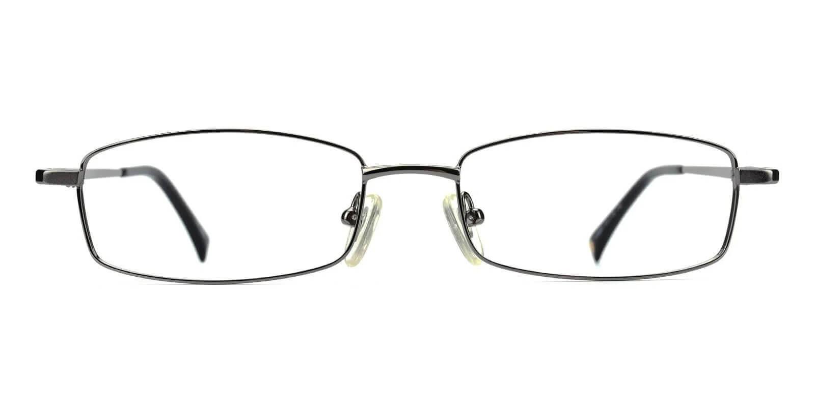 Gihon Gun Metal Eyeglasses , NosePads Frames from ABBE Glasses