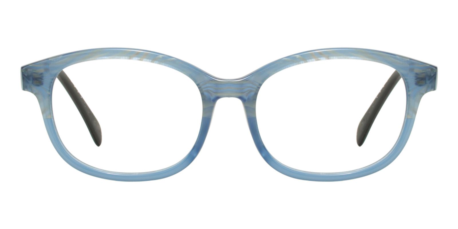 Plumer Blue Acetate Eyeglasses , UniversalBridgeFit Frames from ABBE Glasses
