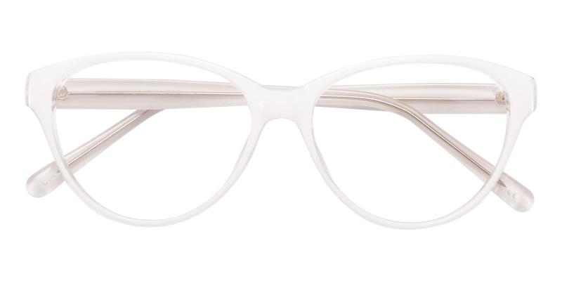 Flame White  Frames from ABBE Glasses