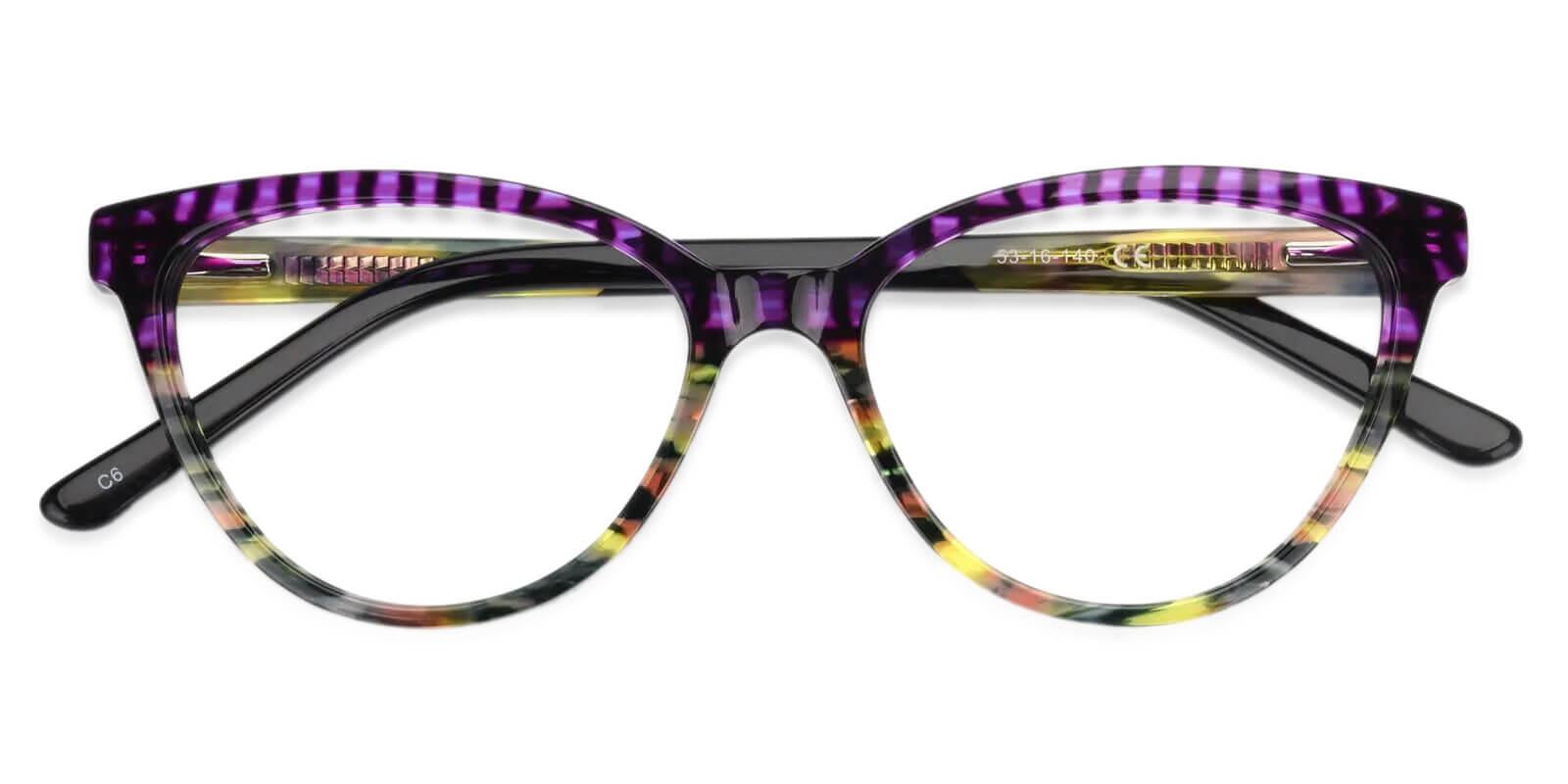 Sazava Purple Acetate Eyeglasses , UniversalBridgeFit Frames from ABBE Glasses