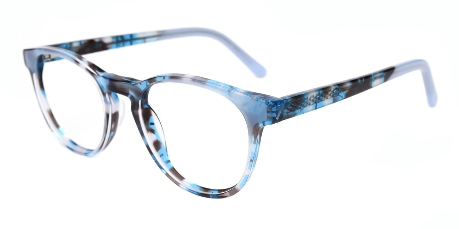 Otava Blue Acetate Eyeglasses , UniversalBridgeFit Frames from ABBE Glasses