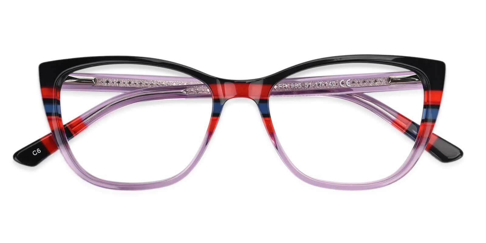Prague Purple Acetate Eyeglasses , UniversalBridgeFit Frames from ABBE Glasses