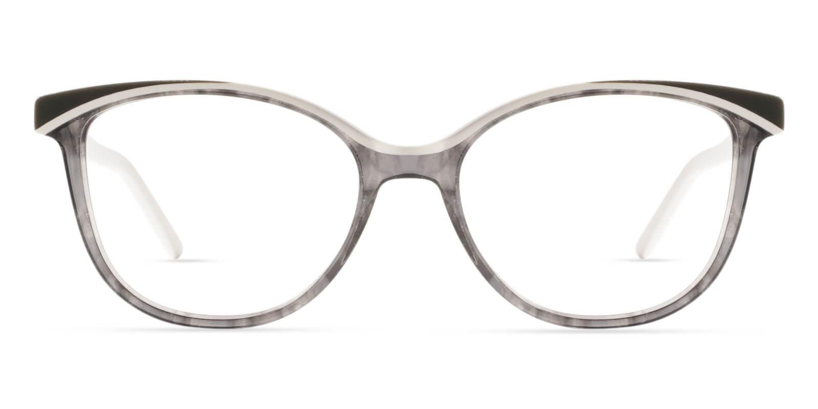 Salzburg White Acetate Eyeglasses , UniversalBridgeFit Frames from ABBE Glasses