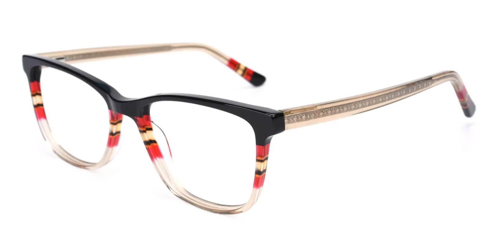 Wolfgang Yellow Acetate Eyeglasses , UniversalBridgeFit Frames from ABBE Glasses