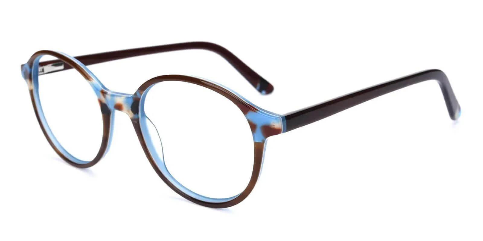 Vienna Blue Acetate Eyeglasses , UniversalBridgeFit Frames from ABBE Glasses