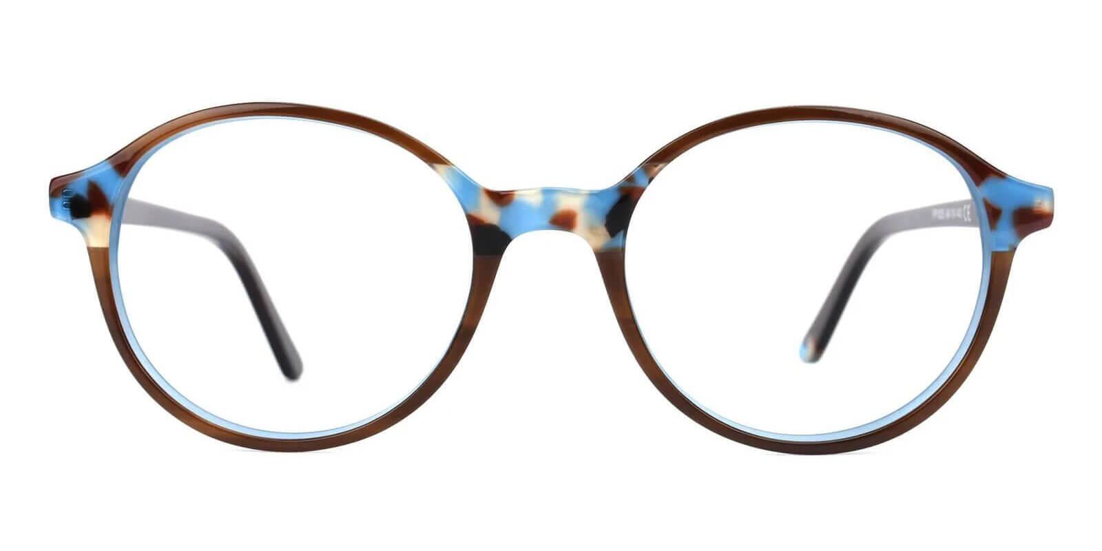 Vienna Blue Acetate Eyeglasses , UniversalBridgeFit Frames from ABBE Glasses