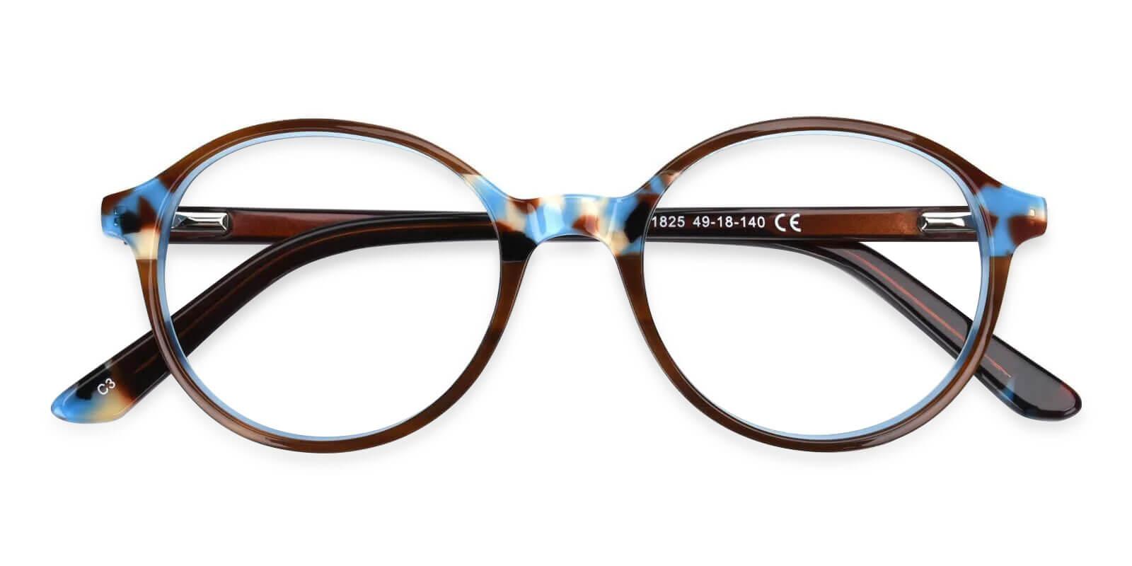 Vienna Blue Acetate Eyeglasses , UniversalBridgeFit Frames from ABBE Glasses