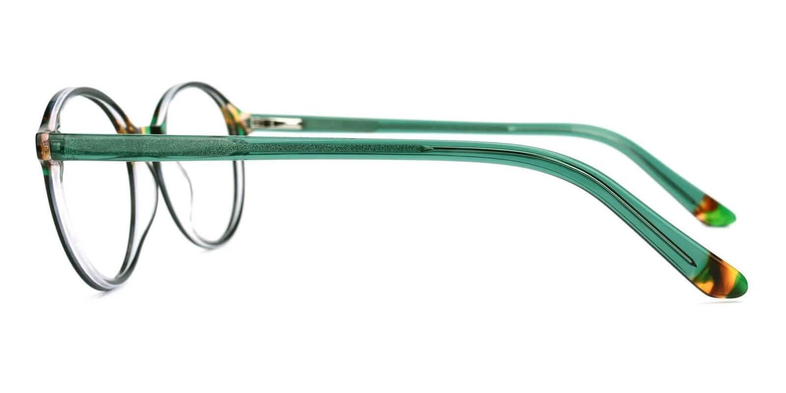 Vienna Green Acetate Eyeglasses , UniversalBridgeFit Frames from ABBE Glasses